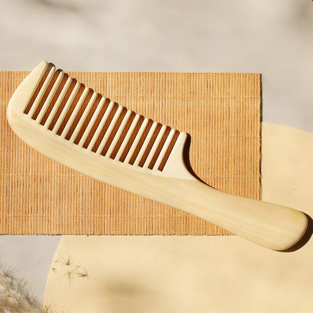 Wooden Wide Tooth Hair Comb
