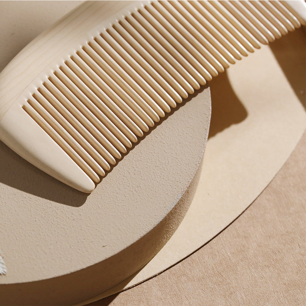 Wooden Fine Tooth Hair Comb-2